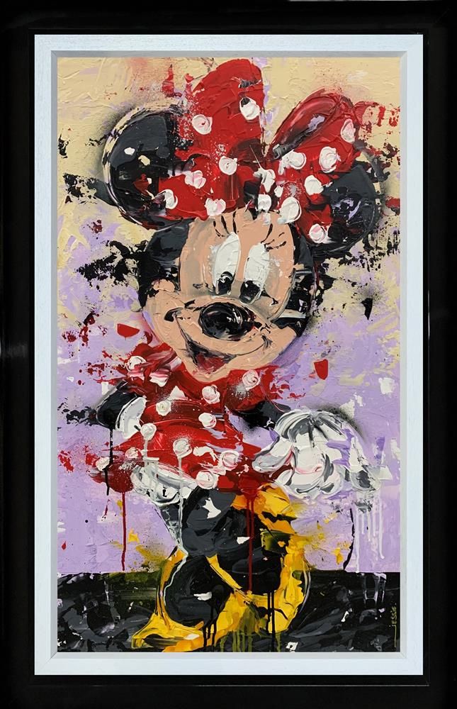 Jessie Foakes - 'Minnie' -  Framed Studio Edition On Canvas
