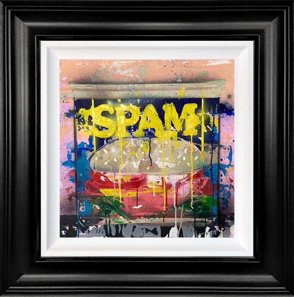 Jessie Foakes - "Spam"  Framed Original Artwork