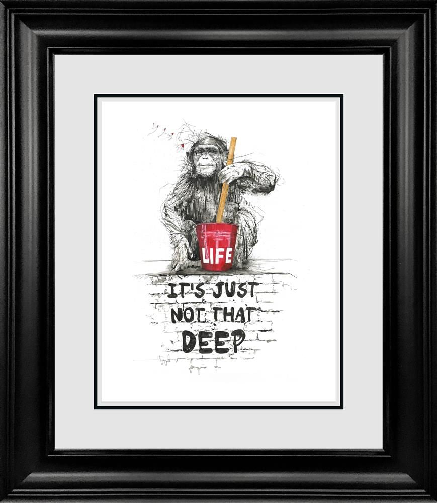 Scott Tetlow - 'Life ...It's Just Not That Deep' - Framed Original