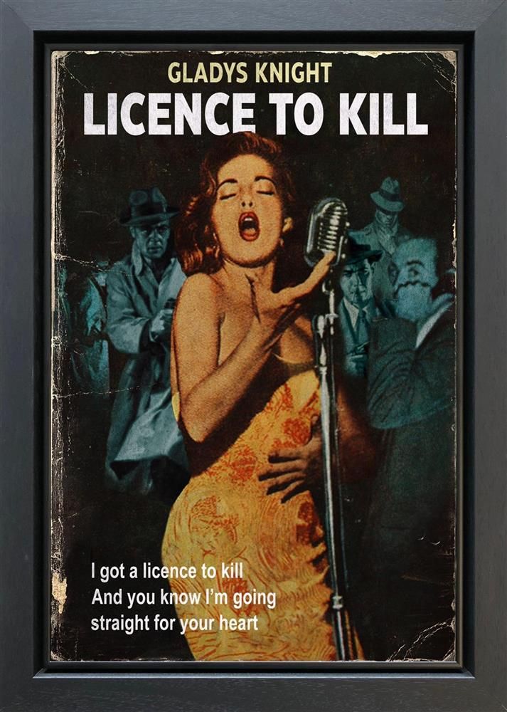 Linda Charles - ' Licensed To Kill' - Framed Original Artwork