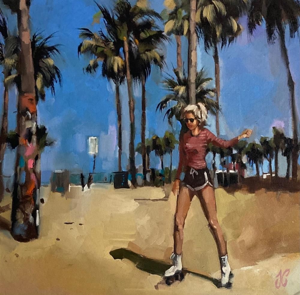 Joss Clapson - 'Beach Life' - Framed Original Art