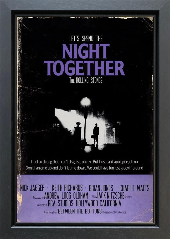 Linda Charles - ' Night Together ' - Framed Original Artwork