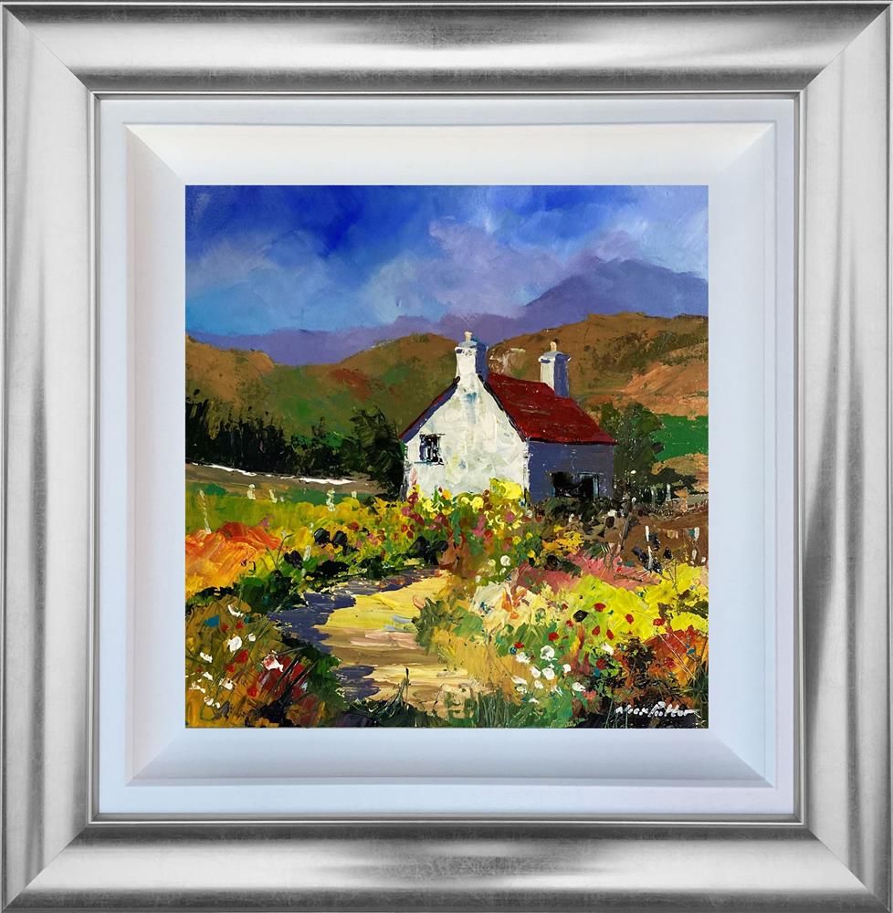 Nick Potter - ' Croft With Wild Garden ' - Framed Original Art