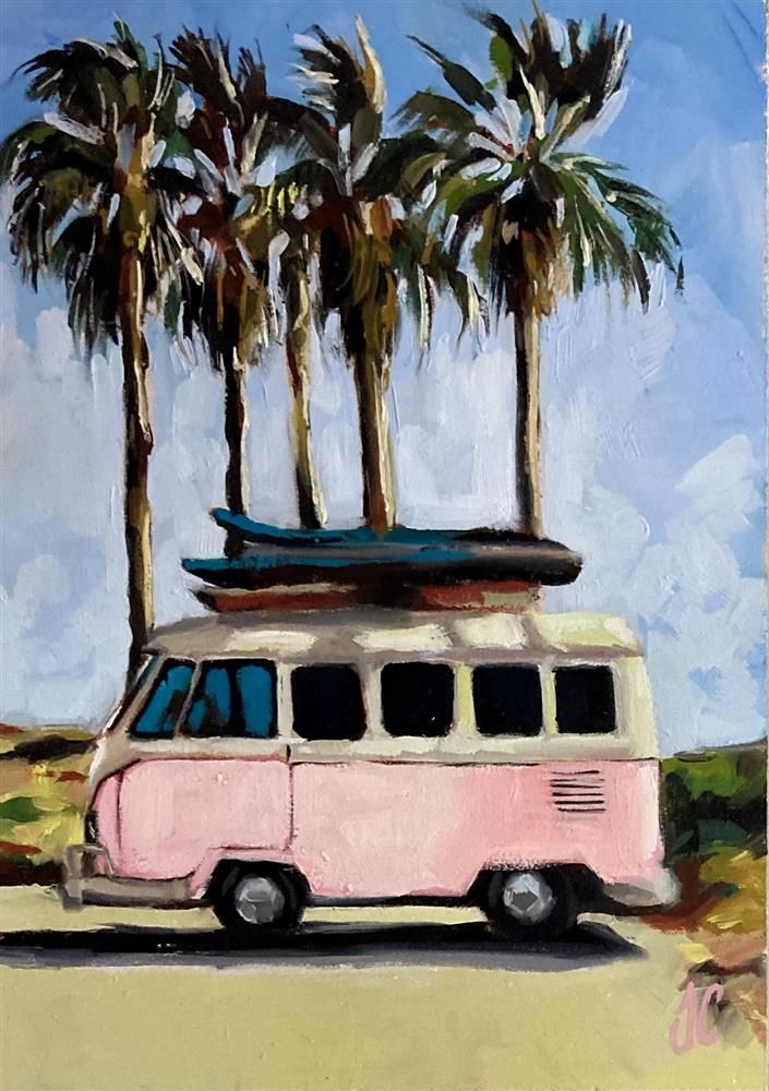 Joss Clapson - 'Road Trip' - Framed Original Art