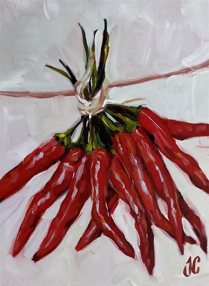 Joss Clapson - 'Chilli Peppers' - Framed Original Art