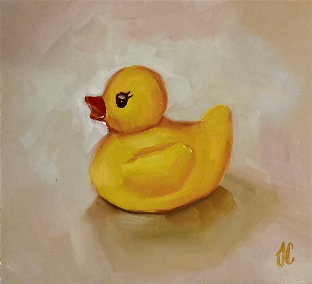Joss Clapson - 'My Little Ducky' - Framed Original Art