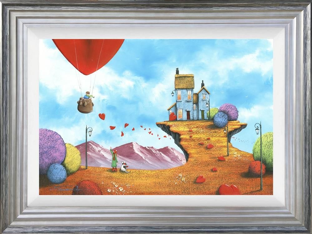 Dale Bowen - ' Our Cliff Top House ' - Framed Limited Edition Art