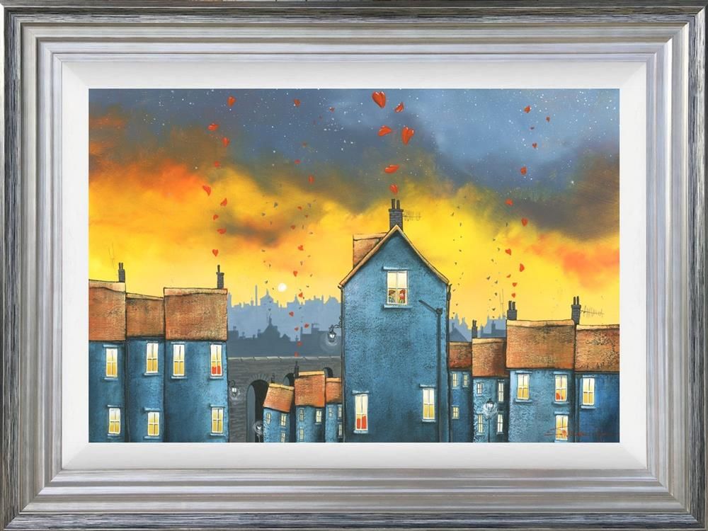 Dale Bowen - ' Love Town ' - Framed Limited Edition Art