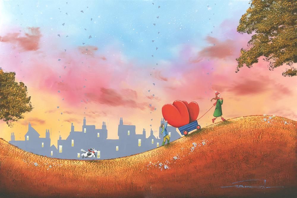 Dale Bowen - ' Loved Up ' - Framed Limited Edition Art