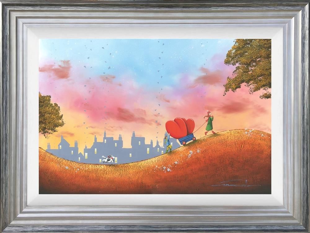 Dale Bowen - ' Loved Up ' - Framed Limited Edition Art