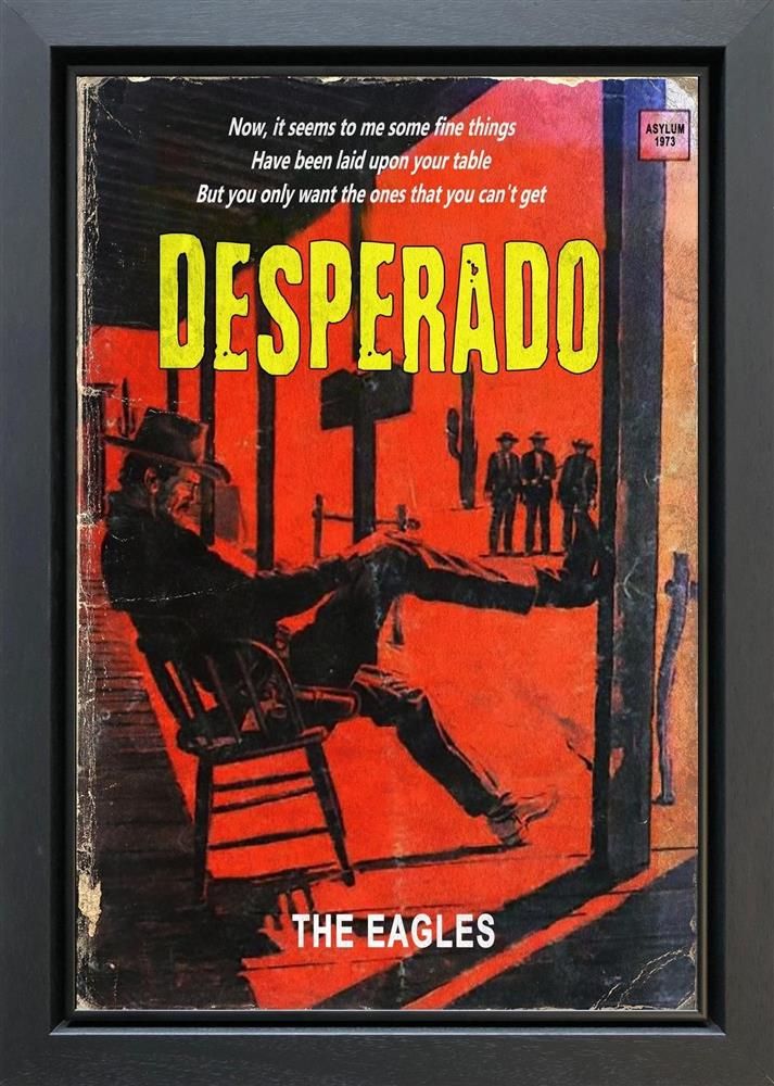 Linda Charles - ' Desperado' - Framed Original Artwork