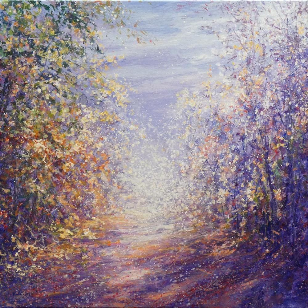 Mariusz Kaldowski - ' Purple Haze ' - Framed Original Art