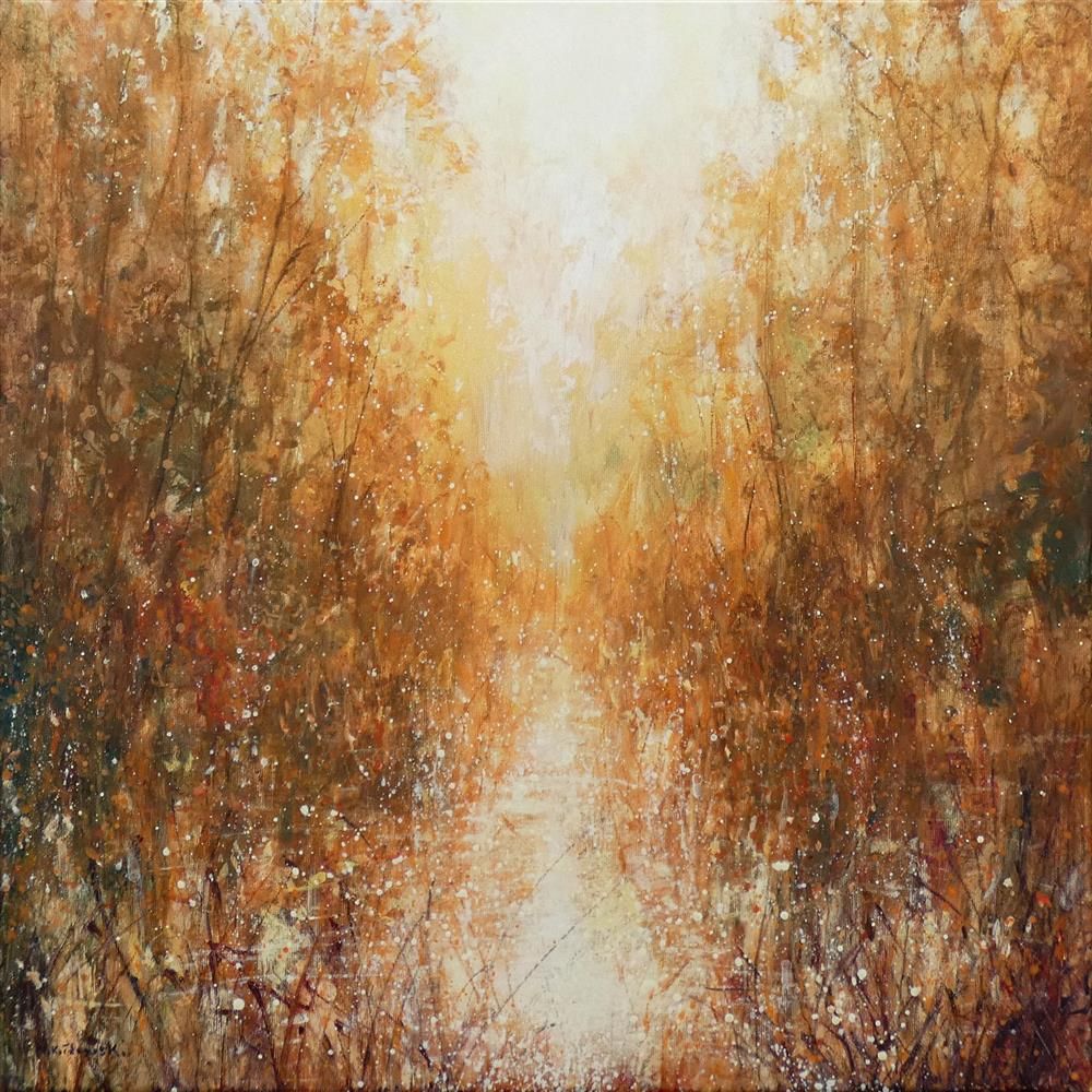 Mariusz Kaldowski - ' Autumn Walk ' - Framed Original Art