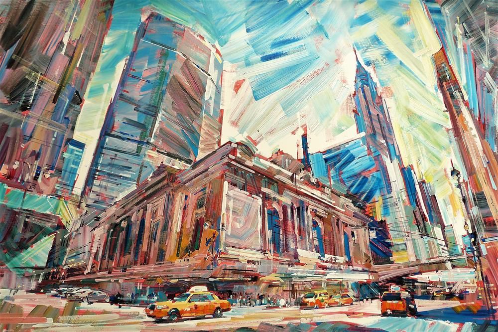 Colin Brown - 'Grand Central' - Framed Original Art