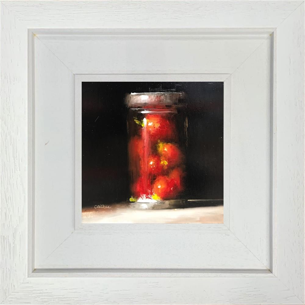 Neil Carroll - ' Jar Of Strawberries' - Framed Original Painting
