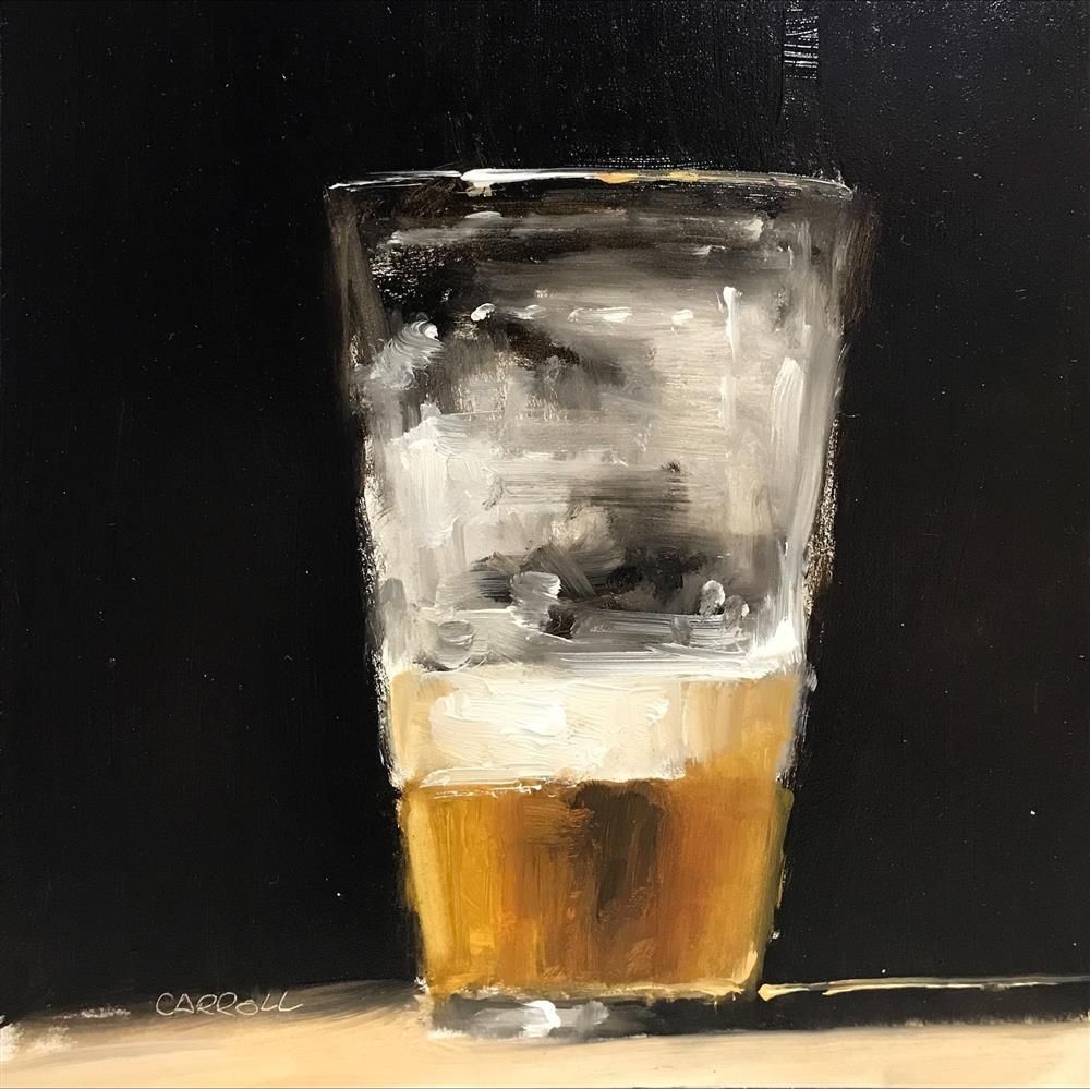 Neil Carroll - ' Lager' - Framed Original Painting