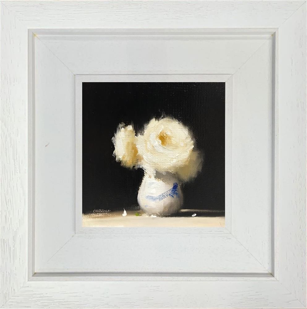 Neil Carroll - ' Pot Of Roses ' - Framed Original Painting