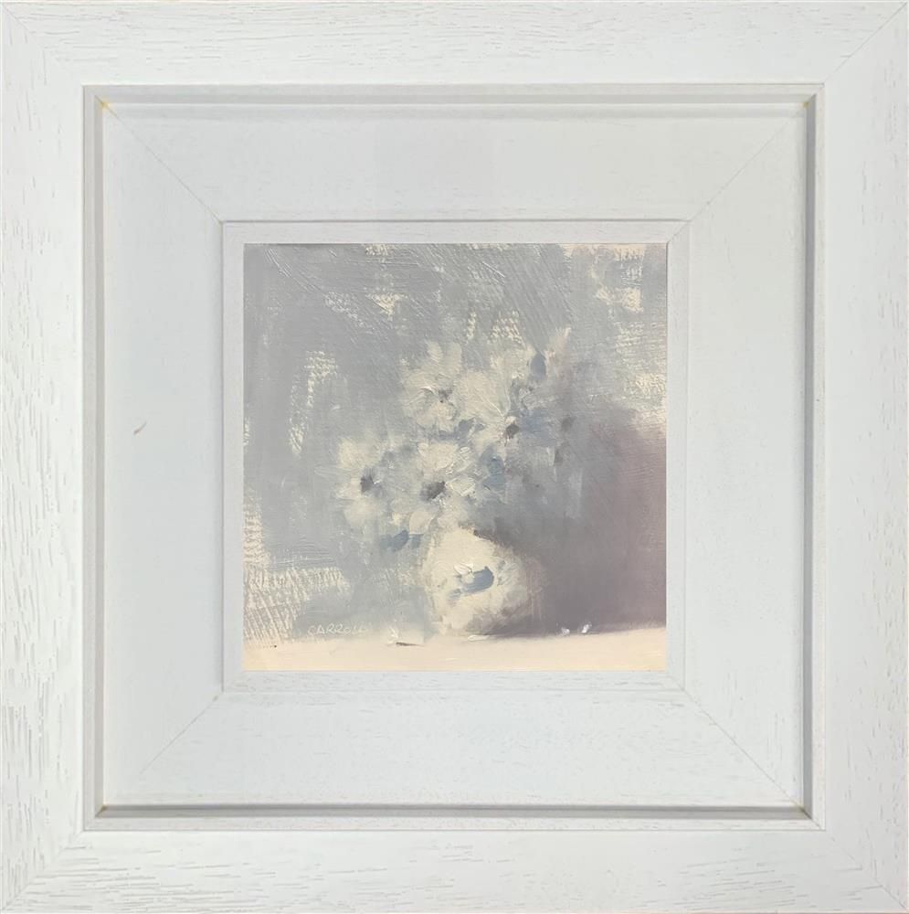 Neil Carroll - ' Flowers In Blue ' - Framed Original Painting