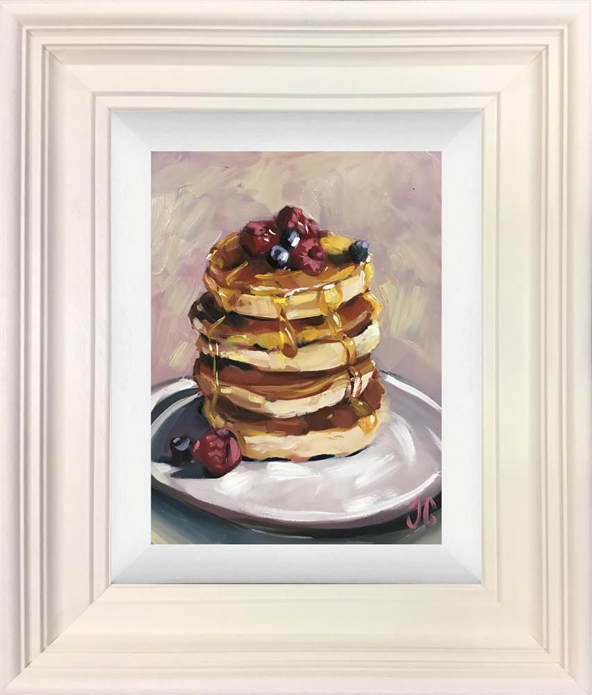 Joss Clapson - ' Pancakes For Me ' - Framed Original Art