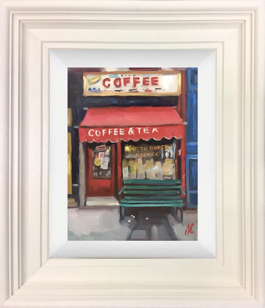 Joss Clapson - ' Coffee And Tea ' - Framed Original Art
