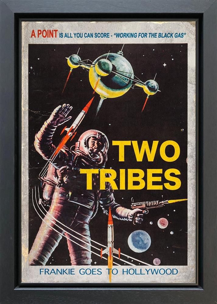 Linda Charles - ' Two Tribes ' - Framed Original Artwork