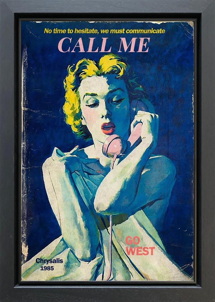 Linda Charles - ' Call Me ' - Framed Original Artwork