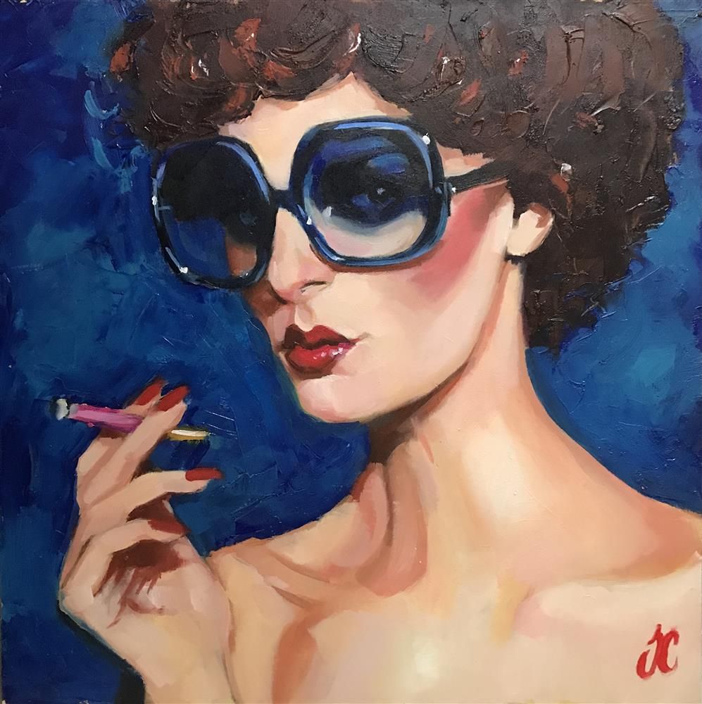 Joss Clapson - ' Real Brave ' - Framed Original Art