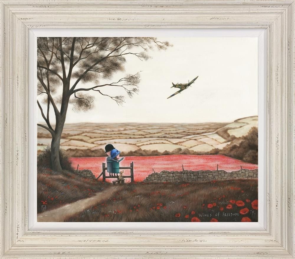 Michael Abrams - ' Wings Of Freedom' - Framed Limited Edition Canvas
