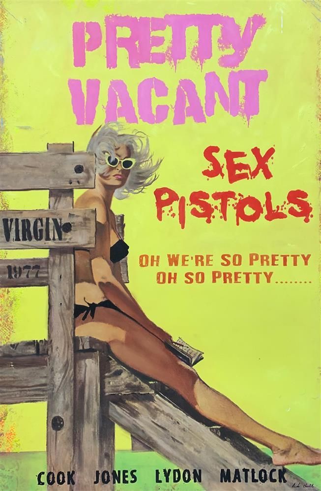 Linda Charles - 'Pretty Vacant' - Framed Limited Edition