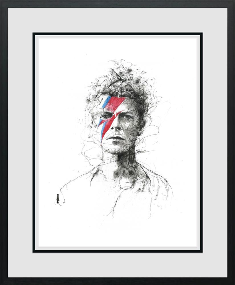 Scott Tetlow - ' Bowie ' - Framed Limited Edition Print