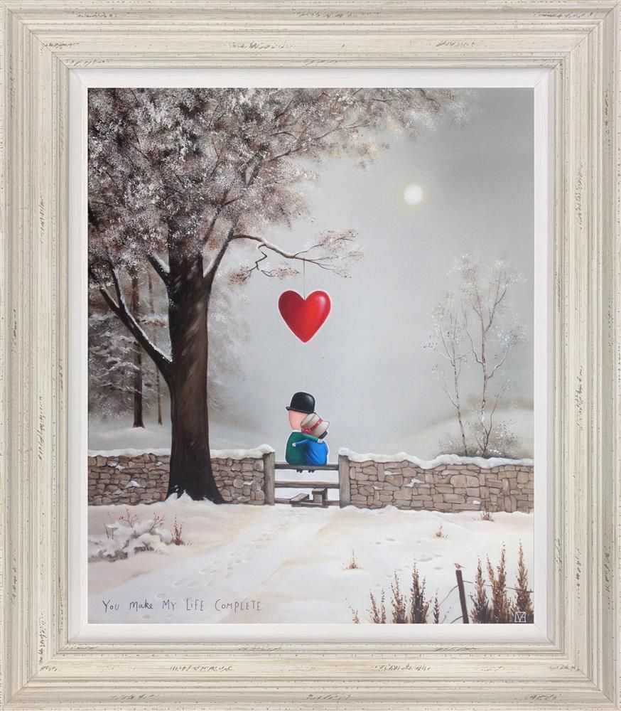 Michael Abrams - ' You Make My Life Complete' - Framed Limited Edition Canvas