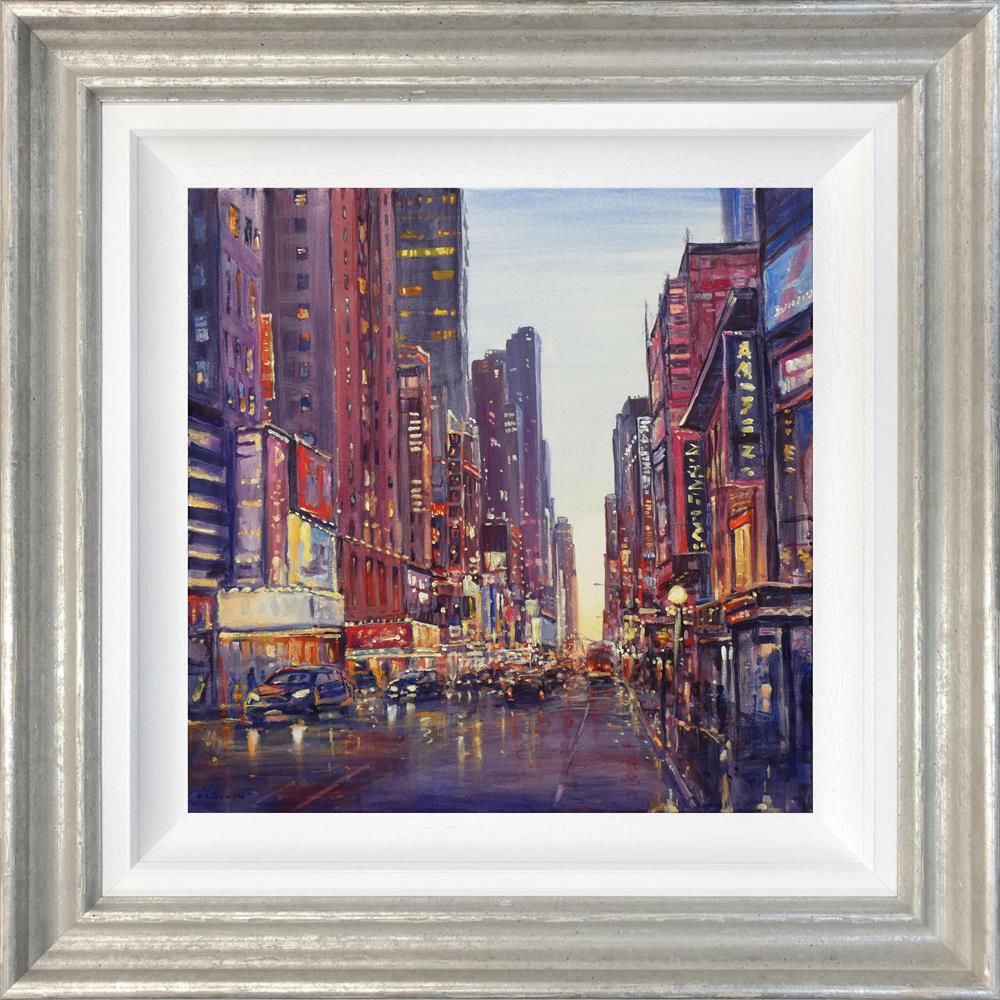 Mariusz Kaldowski - ' NY Dusk ' - Framed Original Art