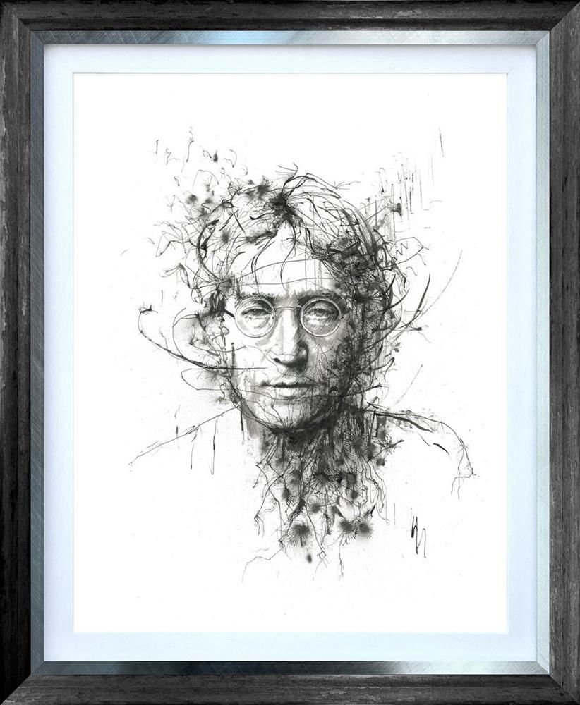 Scott Tetlow - ' Lennon - Deluxe ' - Framed Limited Edition Print