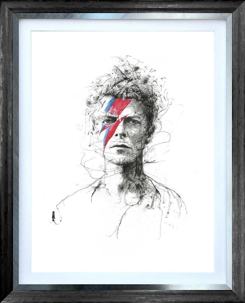 Scott Tetlow - ' Bowie-Deluxe ' - Framed Limited Edition Print
