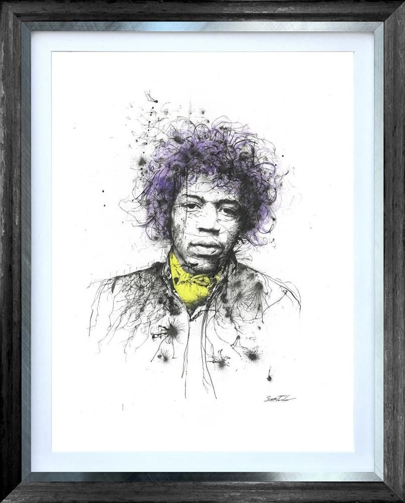 Scott Tetlow - ' Hendrix - Deluxe ' - Framed Limited Edition Print