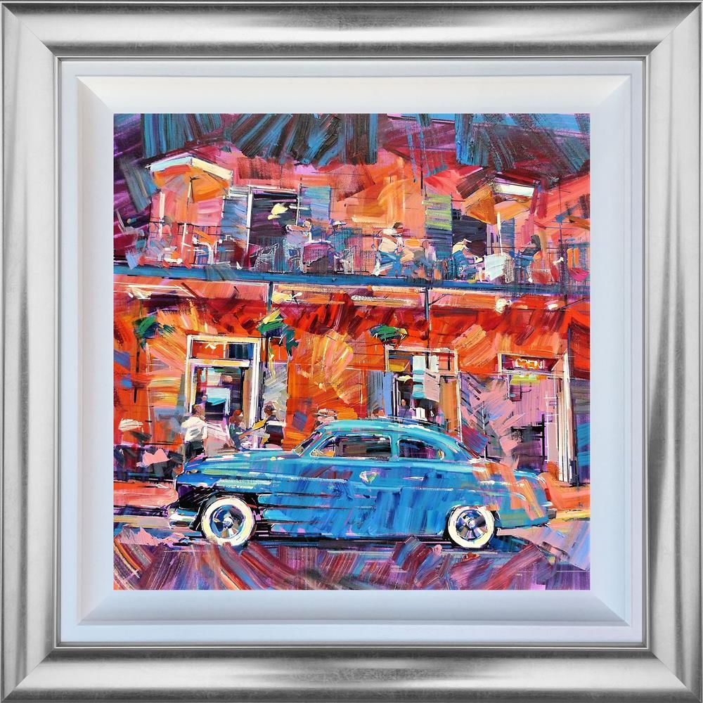 Colin Brown - 'New Orleans Blue' - Framed Original Art