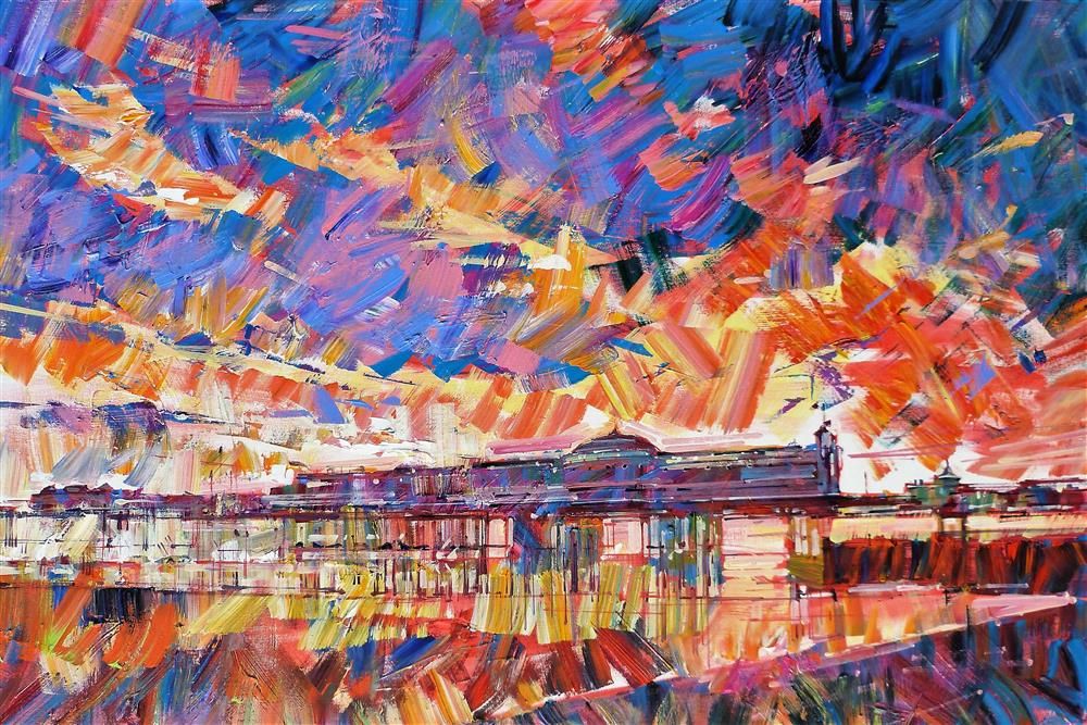 Colin Brown - ' Along The Shore ' - Framed Original Art