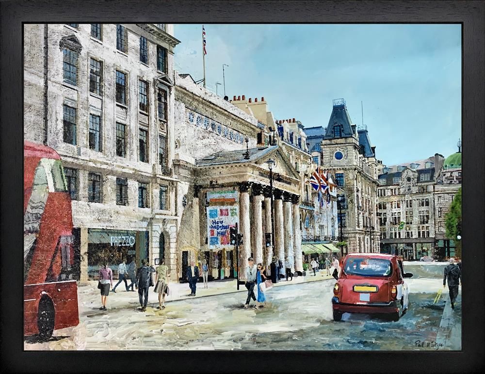 Paul McIntyre - 'Routemaster Through London' - Framed Original Art