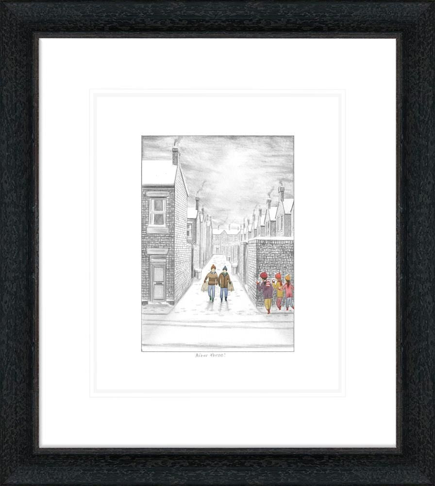 Leigh Lambert - ' After Three  ' - Sketch' - Framed Limited Edition