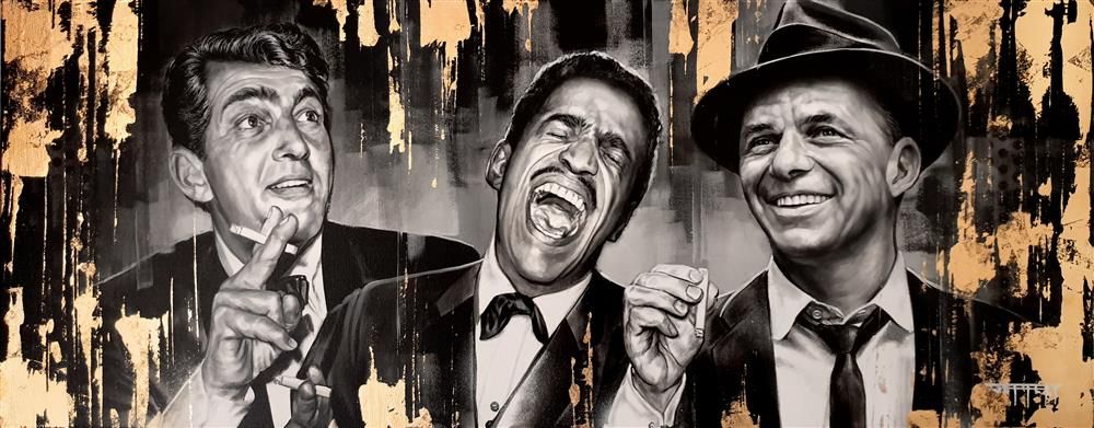 Ben Jeffery - ' The Rat Pack ' - Studio Framed Limited Edition Art
