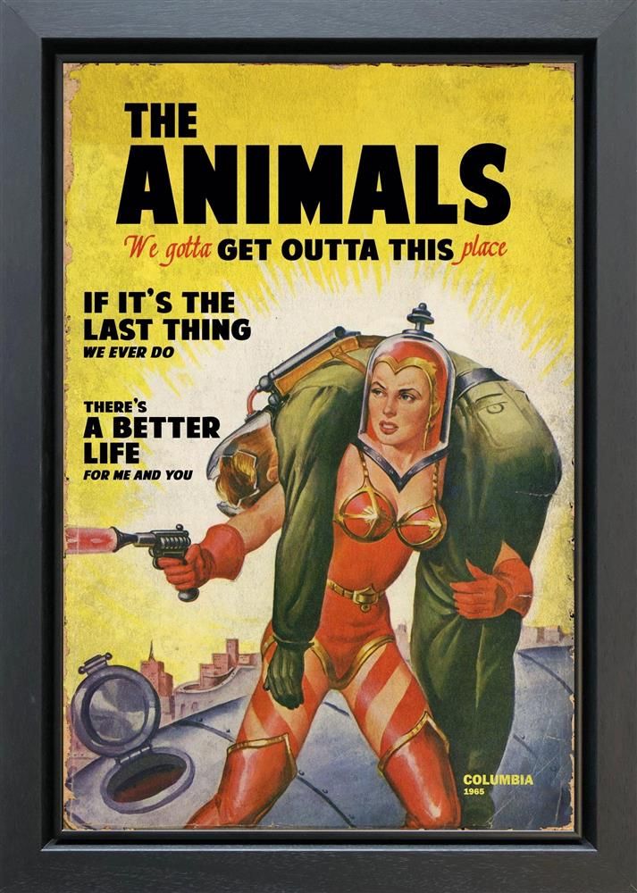 Linda Charles - ' Get Outta This Place' - Framed Original Artwork