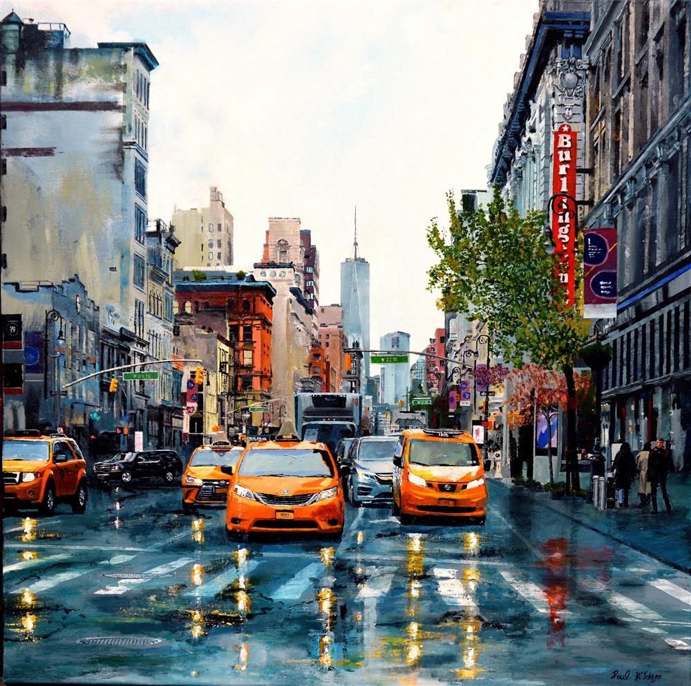 Paul McIntyre - 'After The Rain' - Framed Original Art