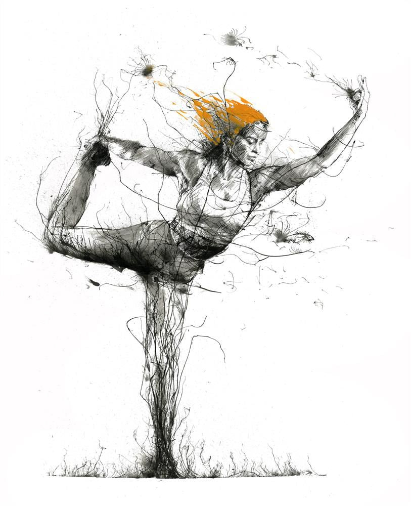 Scott Tetlow - ' King Dancer ' - Framed Original Art