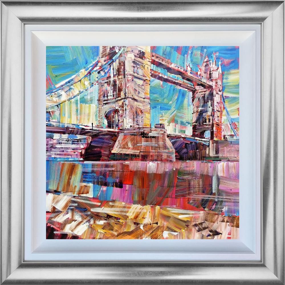 Colin Brown - ' Under Tower Bridge ' - Framed Original Art