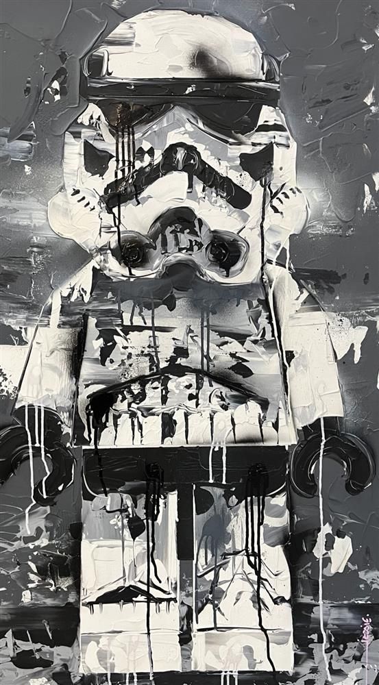 Jessie Foakes - " Storm Trooper "  Framed Original Artwork