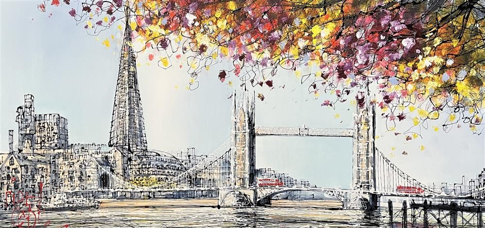 Nigel Cooke - 'City Serenity' - Framed Limited Edition Canvas