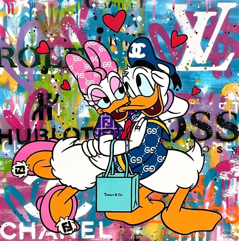 Emily Crook - 'Love Ducks' - Framed Limited Edition