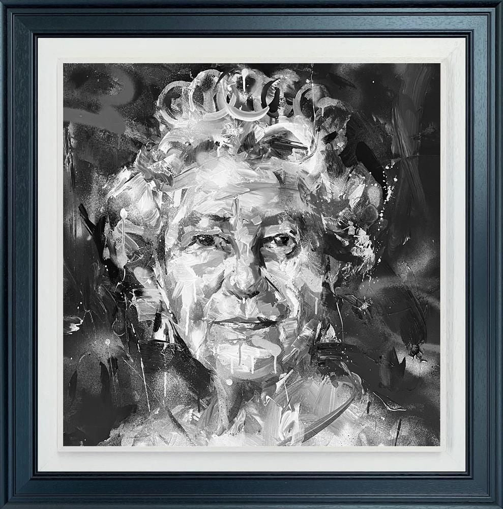 Paul Wright - 'Her Majesty'- Framed Studio Edition On Canvas