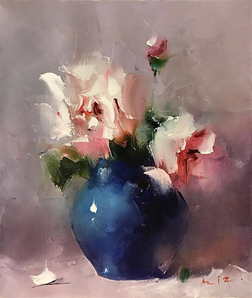 Aziz - ' Waiting For Wonders ' - Framed Original Artwork