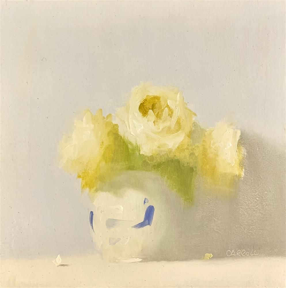 Neil Carroll - ' Three Roses ' - Framed Original Painting